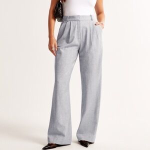 Abercrombie Sloane Wide Leg Tailored Pants